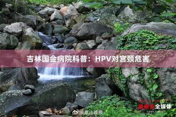 吉林国金病院科普：HPV对宫颈危害